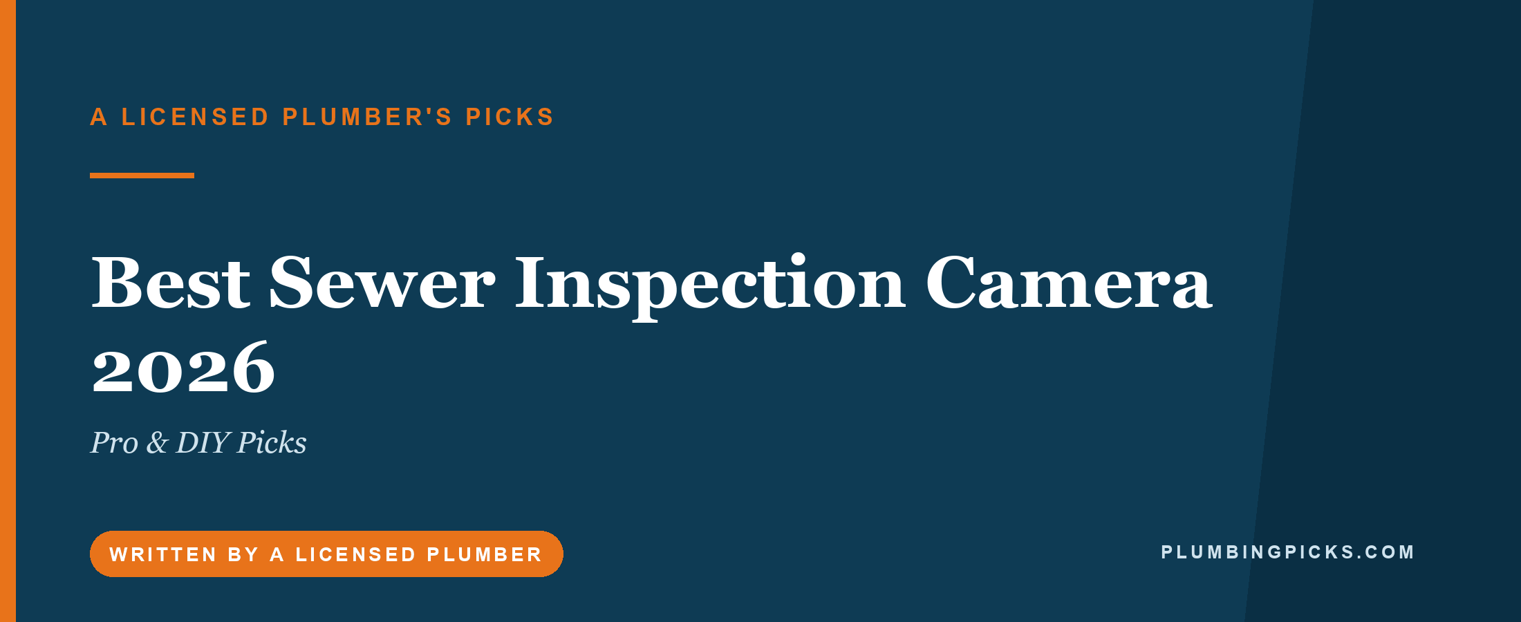 Best Sewer Inspection Camera 2026: Pro & DIY Picks