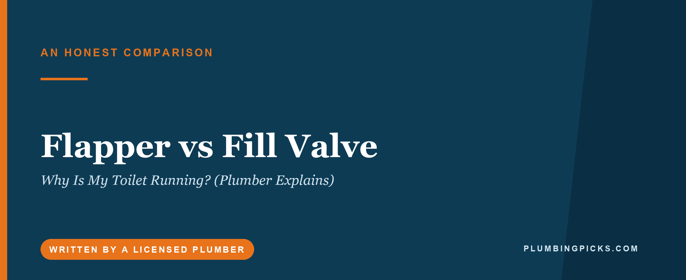Flapper vs Fill Valve: Why Is My Toilet Running? (Plumber Explains)