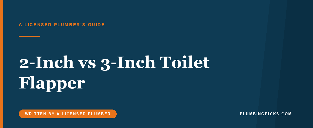 2-Inch vs 3-Inch Toilet Flapper: How to Tell Which You Need