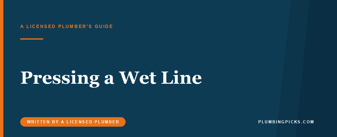 Can You Press a Wet Line? Yes, With One Limit