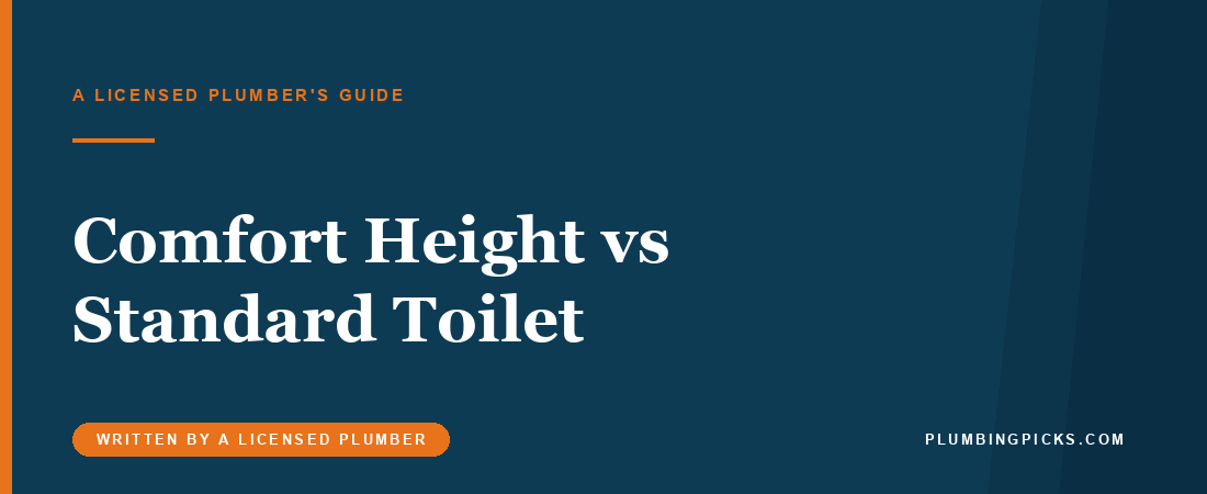 Comfort Height vs Standard Toilet: Which Should You Buy?