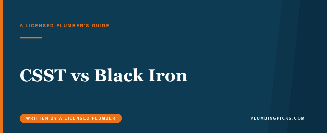 CSST vs Black Iron Pipe for Gas: What the Job Calls For