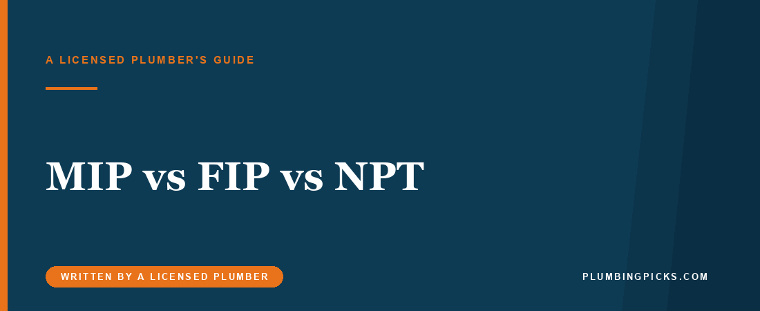 MIP, FIP and NPT: What the Fitting Labels Mean