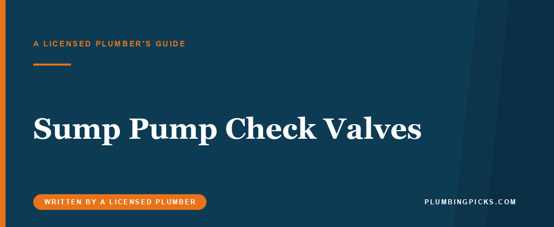 Sump Pump Check Valve: Why It Short Cycles (and Bangs)