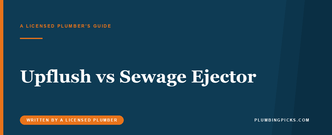 Upflush Toilet vs Sewage Ejector Pump: Which Do You Need?