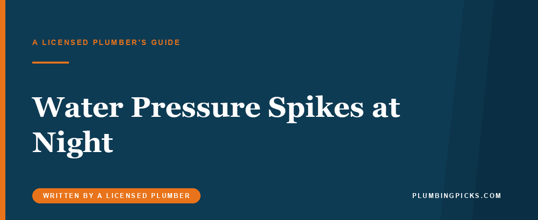 Water Pressure Higher at Night? How to Catch an Overnight Spike