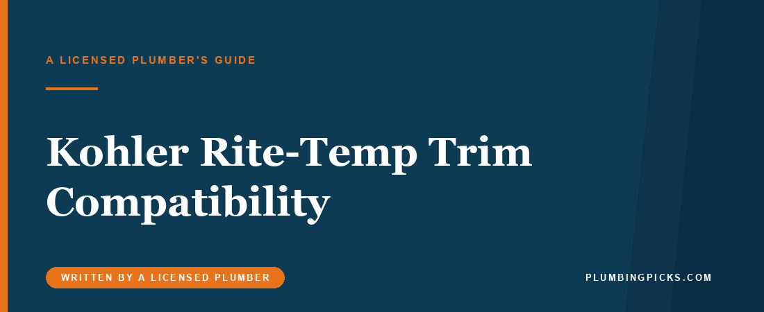 Kohler Rite-Temp Trim: Which Valve Fits? K-304 vs K-8304