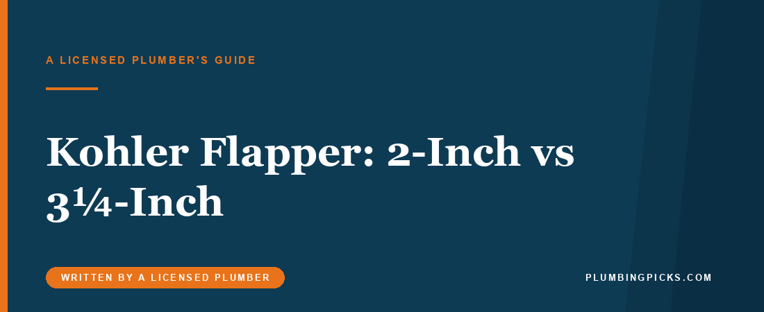 Kohler Toilet Flapper: 2-Inch vs 3¼-Inch (Class Five)