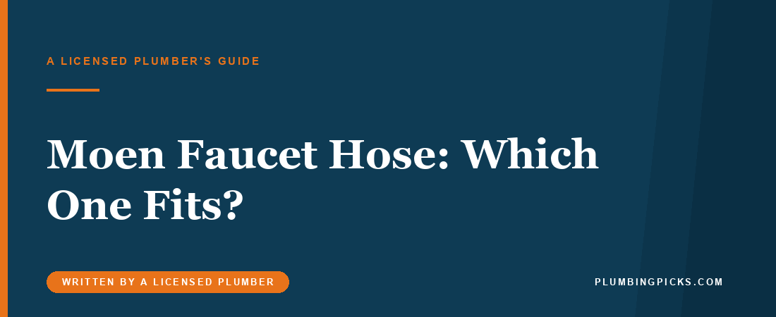Moen Kitchen Faucet Hose Replacement: Which Hose Fits?