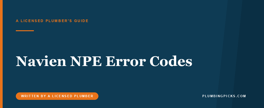 Navien NPE-A2 and NPE-S2 Error Codes, Explained