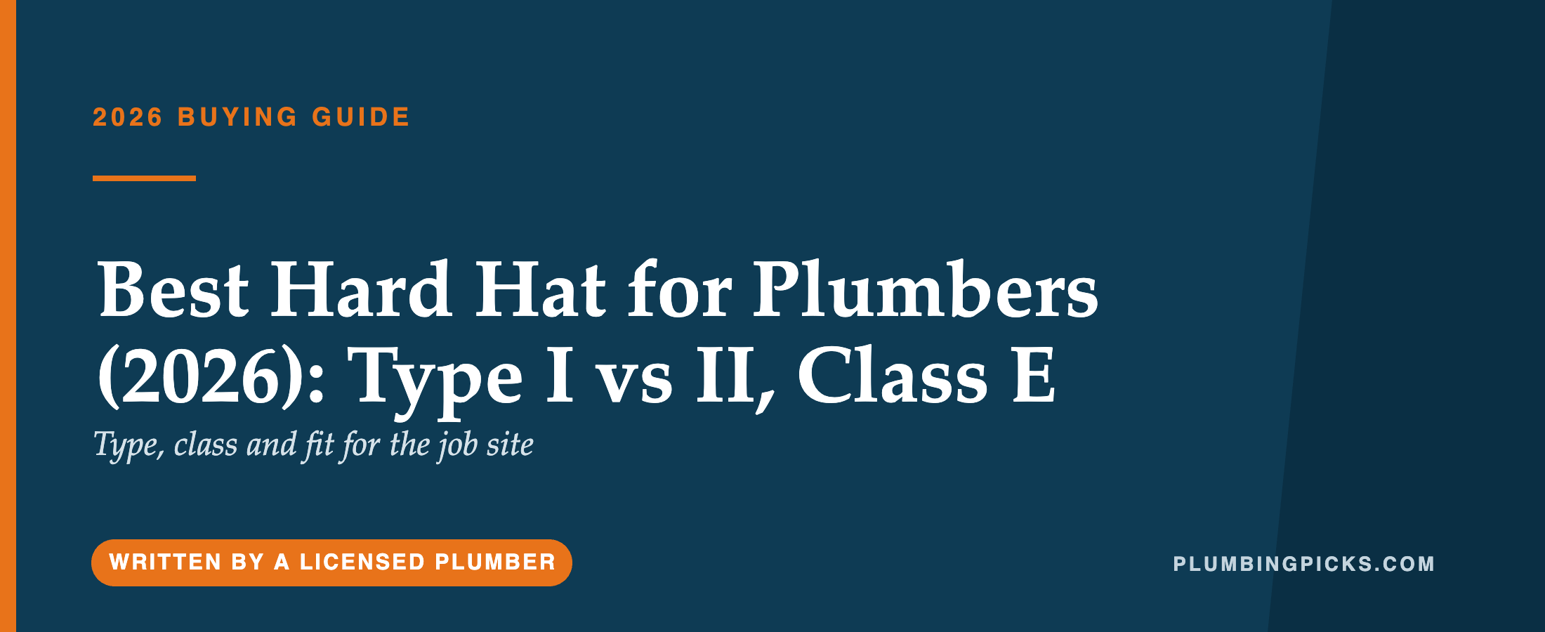 Best Hard Hat for Plumbers (2026)