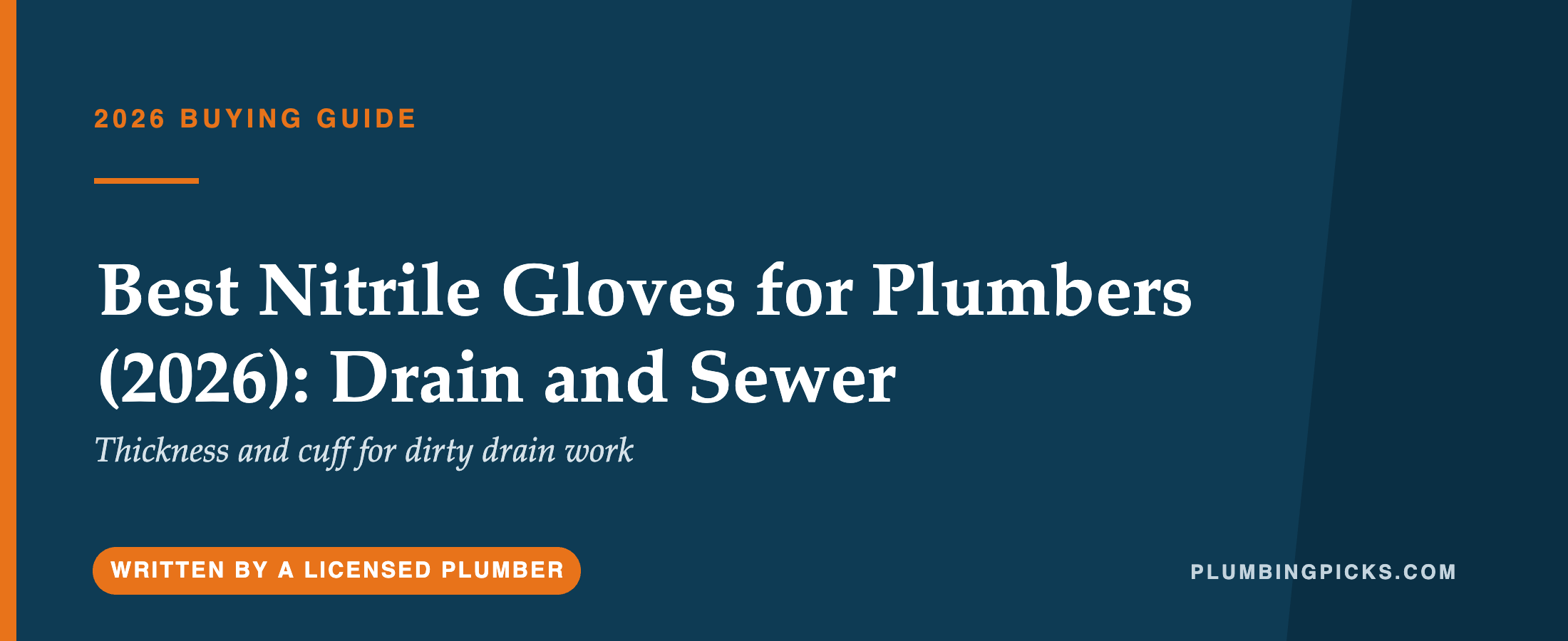 Best Nitrile Gloves for Plumbers (2026)