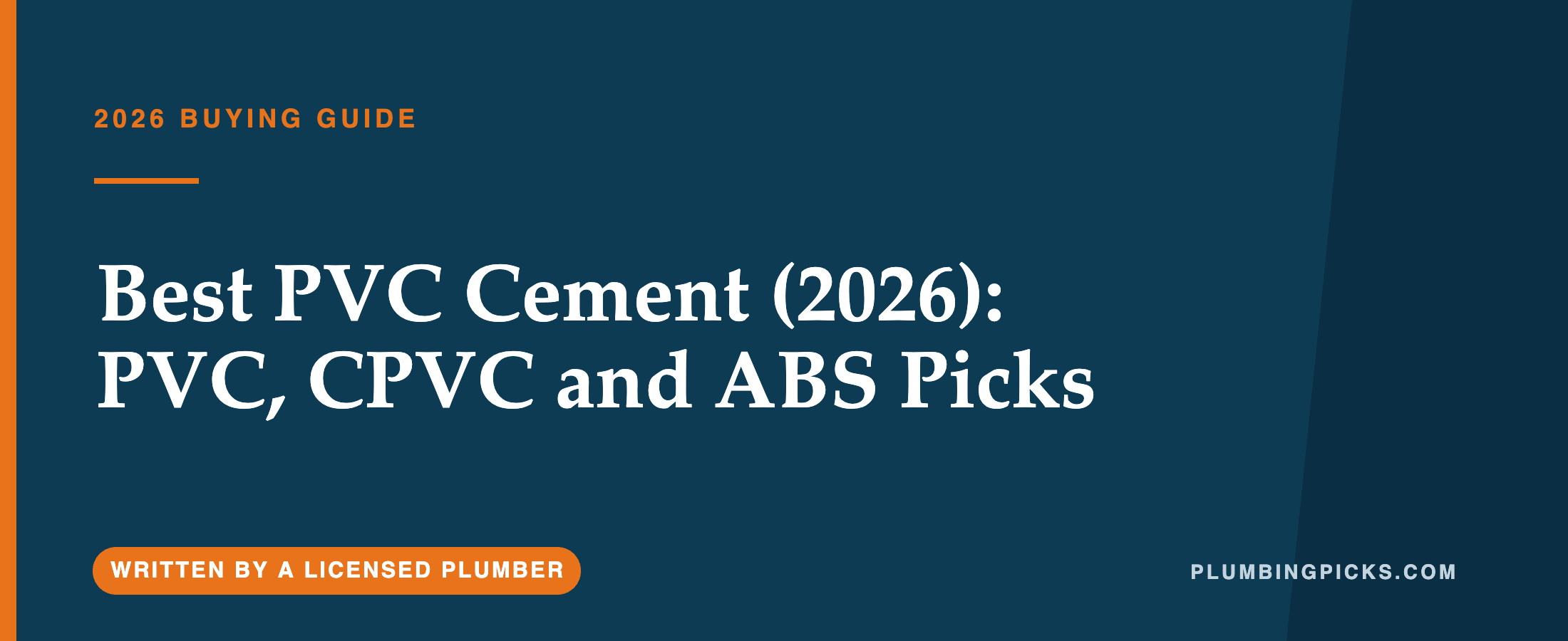 Best PVC Cement (2026)