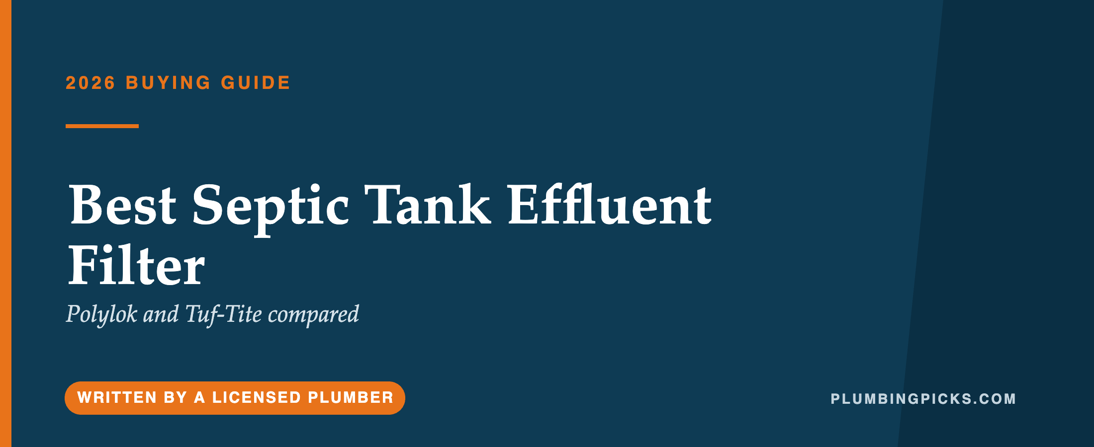 Best Septic Tank Effluent Filter