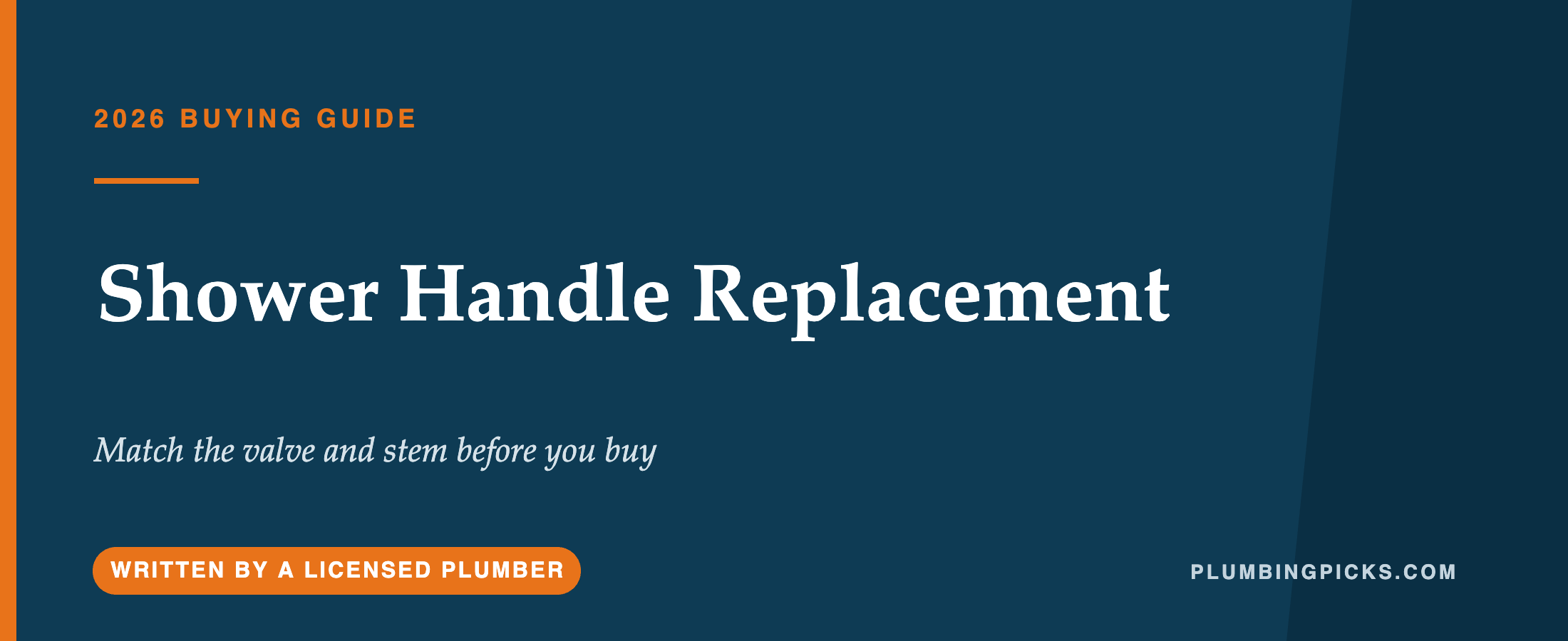 Shower Handle Replacement
