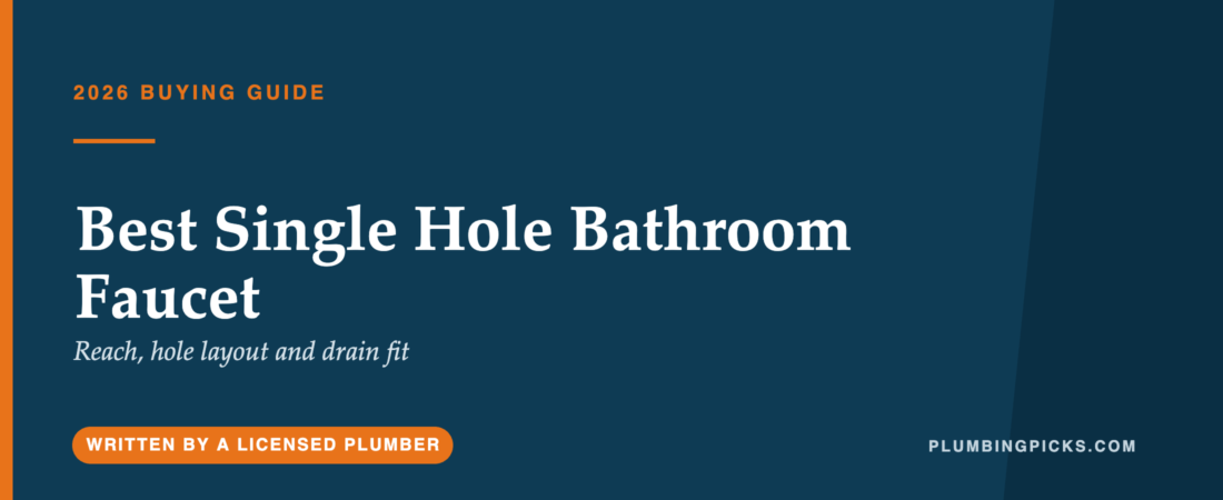 Best Single Hole Bathroom Faucet