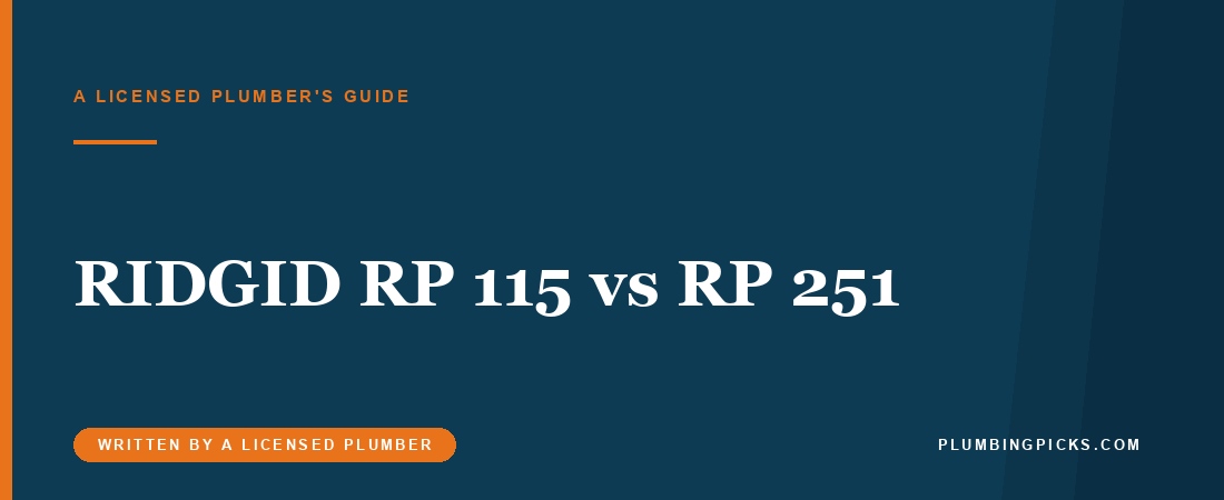 RIDGID RP 115 vs RP 251: Which Press Tool to Buy