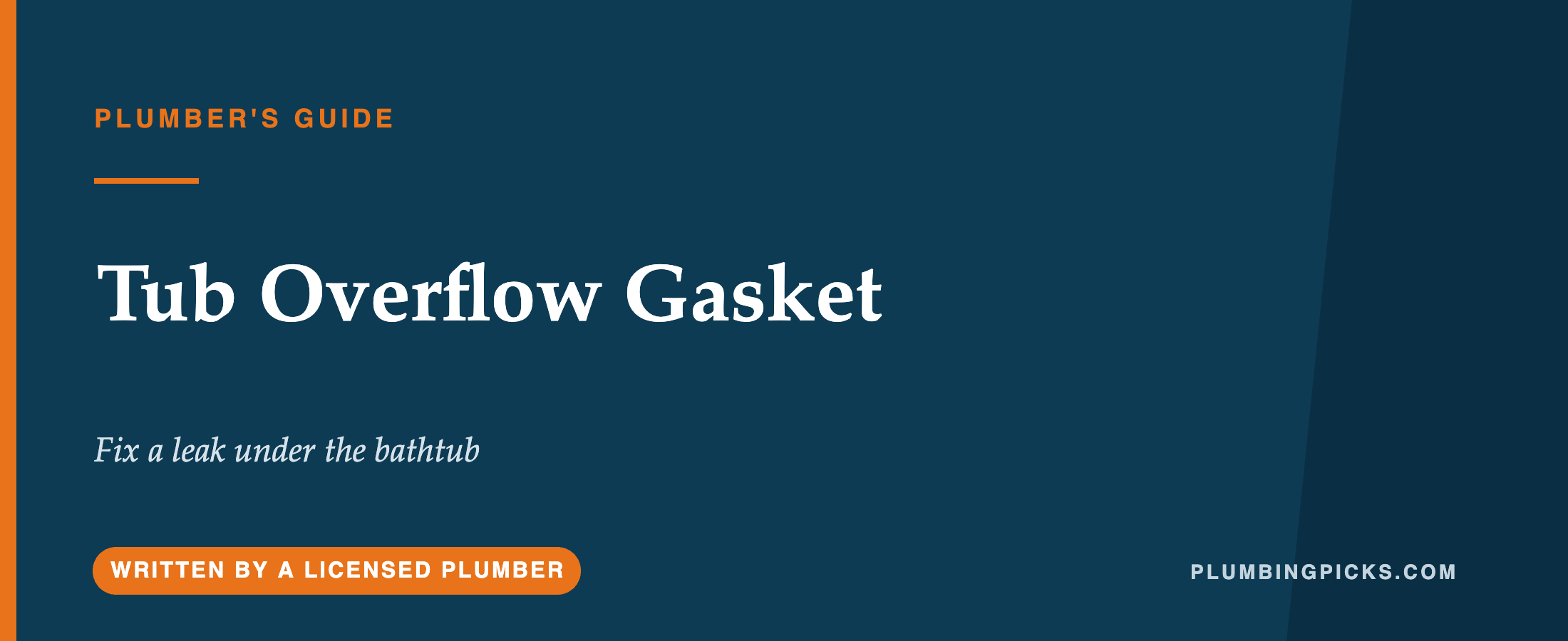 Tub Overflow Gasket
