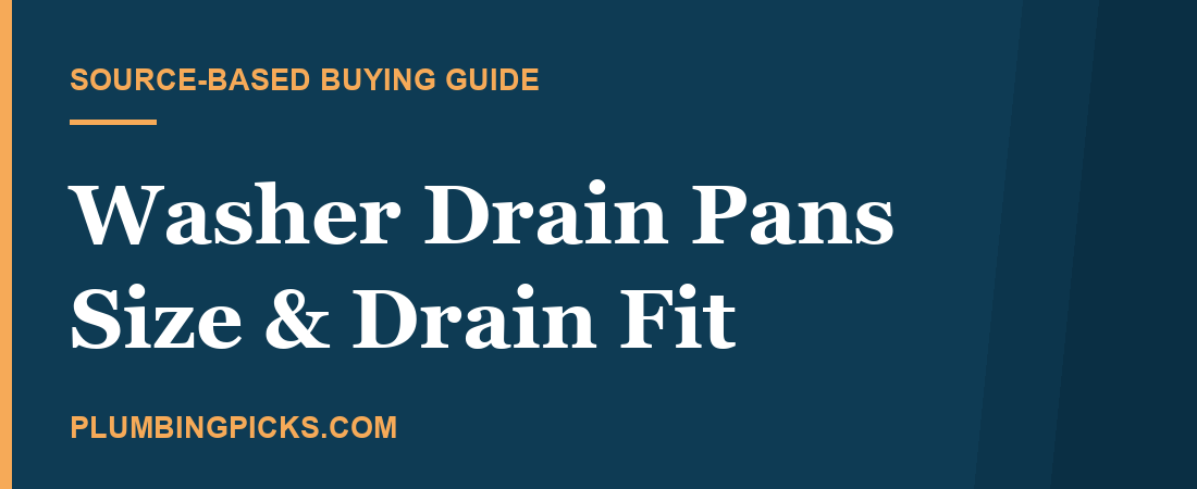 Washing Machine Drain Pan